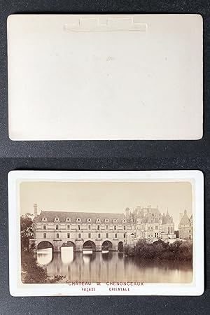 France, Château de Chenonceau, Façade orientale, circa 1870