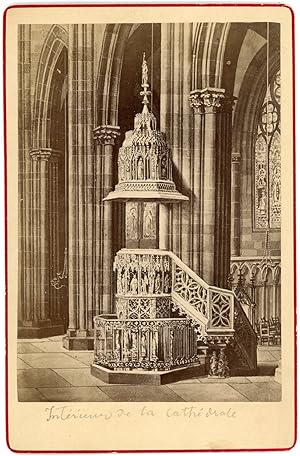 France, Strasbourg, la Chaire de la Cathédrale