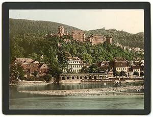 Allemagne, Heibelberg von der Hirschgasse aus gesehen