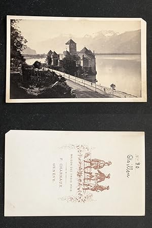 Suisse, Schweiz, Le château de Chillon, circa 1870