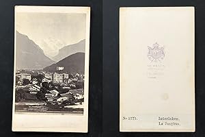 Suisse, Schweiz, Interlaken, La Jungfrau, circa 1870