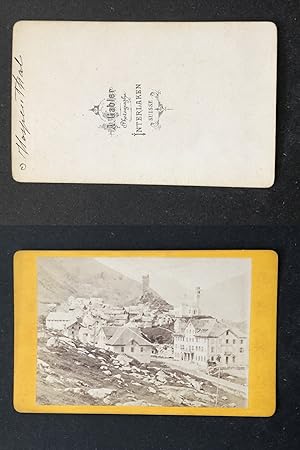 Suisse, Schweiz, Hospenthal, canton d'Uri, circa 1870