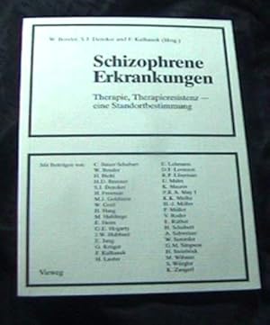 Imagen del vendedor de Schizophrene Erkrankungen : Therapie, Therapieresistenz - eine Standortbestimmung. hrsg. von: Wolfram Bender . Mit Beitr. von: C. Bauer-Schubart . a la venta por Martin Preu / Akademische Buchhandlung Woetzel