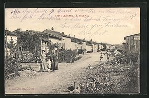 Seller image for Carte postale Saint-Clment, Le Neuf-Pays, vue de la rue im Ort for sale by Bartko-Reher