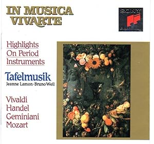 Immagine del venditore per Tafelmusik: "In Musica Vivarte" - Highlights on Period Instruments [COMPACT DISC] venduto da Cameron-Wolfe Booksellers