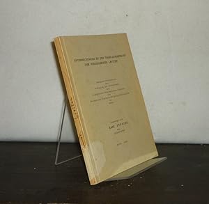 Untersuchungen zu den Überlieferungen der vorexilischen Leviten. Inaugural-Dissertation (Uni Bonn...