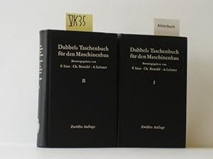 Image du vendeur pour Dubbel Taschenbuch fr den Maschinenbau. Zwei Bnde. mis en vente par Schuebula
