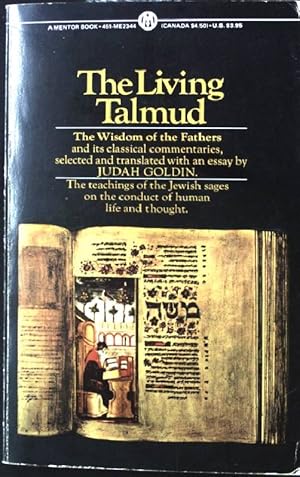 Bild des Verkufers fr The Living Talmud zum Verkauf von books4less (Versandantiquariat Petra Gros GmbH & Co. KG)