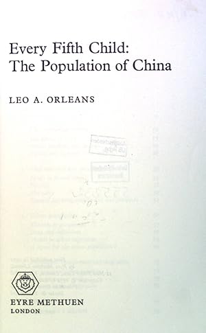 Bild des Verkufers fr Every Fifth Child: Population of China (Modern China Library) zum Verkauf von books4less (Versandantiquariat Petra Gros GmbH & Co. KG)