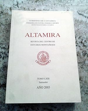 ALTAMIRA. Tomo LXIII. 2003