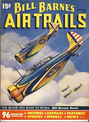 "The Blood-Red Road to Petra" in BILL BARNES AIR TRAILS - September 1936 [ V6 #6 ]
