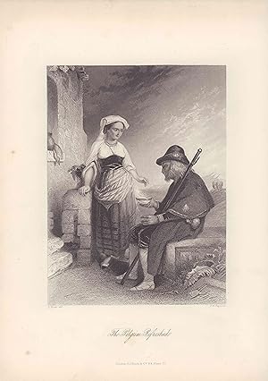 Seller image for The Pilgrim Refreshed. Stahlstich nach L. Hicks. for sale by ANTIQUARIAT Franke BRUDDENBOOKS