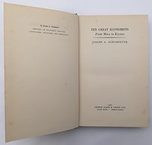 Ten great economists. From Marx to Keynes. [1st UK ed.]