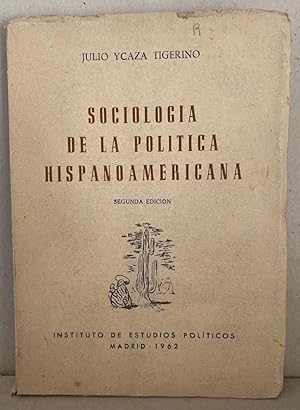 Immagine del venditore per SOCIOLOGIA DE LA POLITICA HISPANOAMERICANA venduto da Fbula Libros (Librera Jimnez-Bravo)