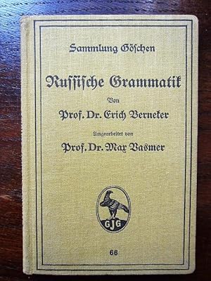 Seller image for Russische Grammatik. Sammlung Göschen for sale by Rudi Euchler Buchhandlung & Antiquariat