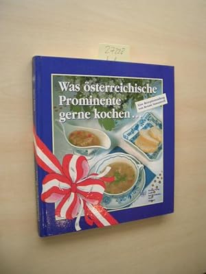 Bild des Verkufers fr Was sterreichische Prominente gerne kochen . . Eine Rezeptsammlung von Renate Stummvoll zum Verkauf von Klaus Ennsthaler - Mister Book