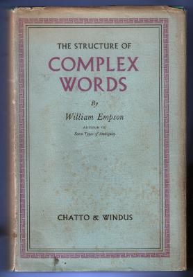 Seller image for The Structure of Complex Words for sale by Invisible Books