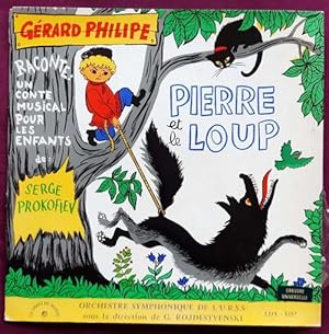 Bild des Verkufers fr Pierre et le loup (Gerard Philipe. Raconte: un conte Musical pour les enfants) zum Verkauf von ANTIQUARIAT H. EPPLER