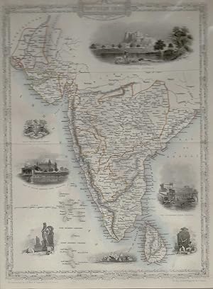 MAP OF SOUTHERN INDIA. Including the Presidencies of Bombay & Madras
