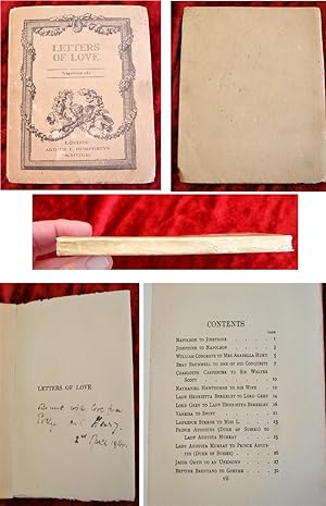 LETTERS OF LOVE - NAPOLEON ETC - 1911 - First Ever and Only Print in Original Covers