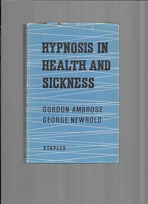 Seller image for HYPNOSIS IN HEALTH AND SICKNESS for sale by Chris Fessler, Bookseller