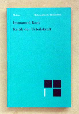 Seller image for Kritik der Urteilskraft. for sale by antiquariat peter petrej - Bibliopolium AG