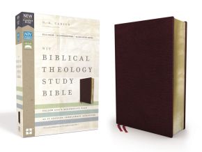 Imagen del vendedor de NIV, Biblical Theology Study Bible, Bonded Leather, Burgundy, Comfort Print: Follow God??s Redemptive Plan as It Unfolds throughout Scripture a la venta por ChristianBookbag / Beans Books, Inc.