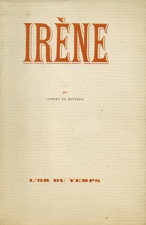 Image du vendeur pour Irene mis en vente par San Francisco Book Company