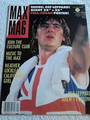 Max Mag; Volume 1, Number 4; Def Leppard on Cover [Periodical]
