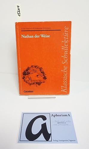 Seller image for Nathan der Weise. Ein dramatisches Gedicht in fnf Aufzgen. for sale by AphorismA gGmbH
