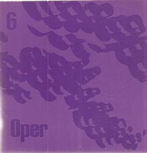Seller image for Frankfurter Opernhefte. 3. Jg., Nr. 6. Mrz 1975. Spielzeit 1974/75. (Programmheft). for sale by Fundus-Online GbR Borkert Schwarz Zerfa