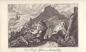 Seller image for Die Dole Spitze im Juragebirge. Stahlstich von 1830 nach Goldkann. for sale by ANTIQUARIAT Franke BRUDDENBOOKS