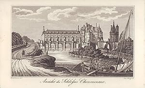 Seller image for Ansicht des Schlosses Chenonceaux. Stahlstich von 1830 nach Goldkann. for sale by ANTIQUARIAT Franke BRUDDENBOOKS