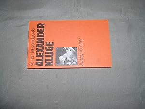 Immagine del venditore per Alexander Kluge. venduto da Antiquariat Andree Schulte