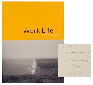 Bild des Verkufers fr Work Life (Signed First Edition) zum Verkauf von Jeff Hirsch Books, ABAA