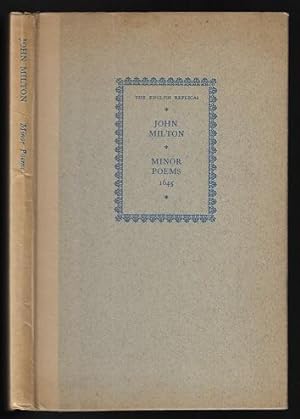 Minor Poems 1645 (Noel Douglas English Replicas) [Facsimile Edition]