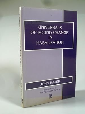 Bild des Verkufers fr Universals of Sound Change in Nasalization. zum Verkauf von Antiquariat Dorner