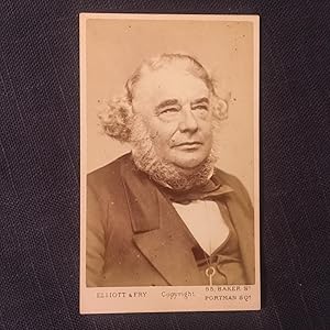 CDV Carte de Visite of Editor and Playwright Mark Lemon