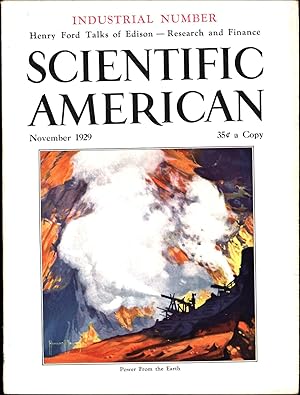 Scientific American November 1929 "Industrial Number" / Volume 141 Number 5 -- WITH BACK PAGE AD ...