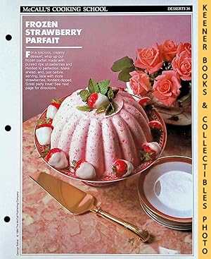 McCall's Cooking School Recipe Card: Desserts 36 - Frozen Strawberry Parfait : Replacement McCall...