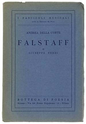 FALSTAFF. Le opere di Giuseppe Verdi. III.: