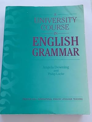 Bild des Verkufers fr A university course in english grammar zum Verkauf von Libros Ambig