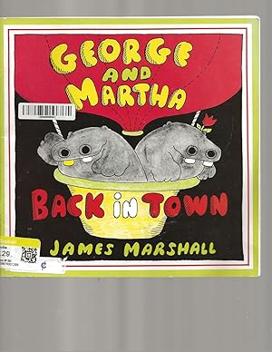 Seller image for George and Martha Back in Town for sale by TuosistBook