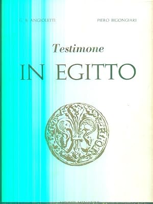 Immagine del venditore per Testimone in Egitto venduto da Librodifaccia