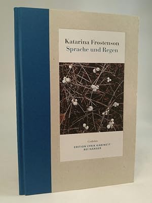 Bild des Verkufers fr Sprache und Regen Gedichte. , Edition Lyrik Kabinett zum Verkauf von ANTIQUARIAT Franke BRUDDENBOOKS