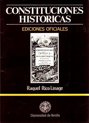 Imagen del vendedor de Constituciones histricas. Ediciones oficiales . a la venta por Librera Astarloa