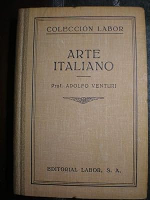 Seller image for Arte italiano ( Coleccin Labor N 221 - 222 ) for sale by Librera Antonio Azorn