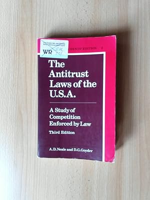 Image du vendeur pour The antitrust laws of the U.S.A. A study of competition enforced by law. mis en vente par avelibro OHG