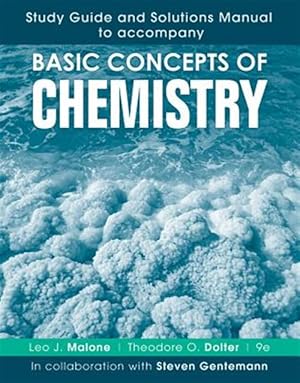 Imagen del vendedor de Basic Concepts of Chemistry a la venta por GreatBookPricesUK
