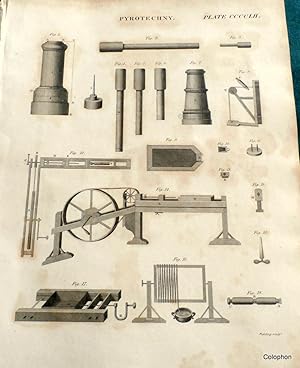 Seller image for Pyrotechnics (Fireworks & its science) 33 pages from the Encyclopedia Britannica 1822 for sale by Colophon Books (UK)
